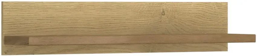 Półka ścienna loft 100 cm dąb cremona + dąb lefkas D4-H26