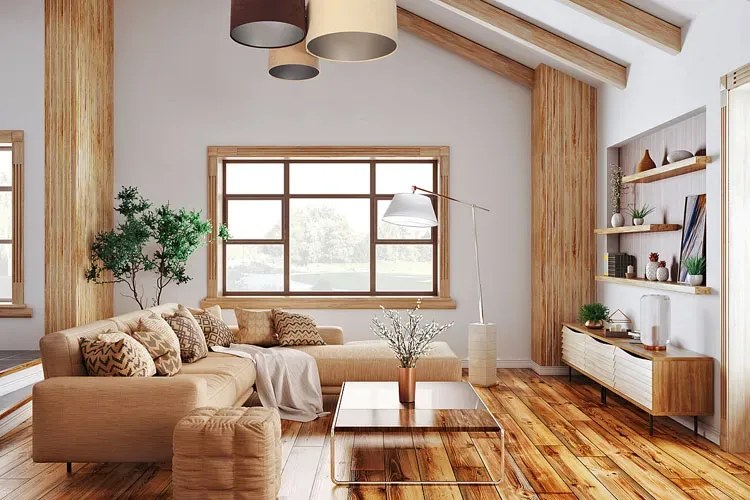 Minimalistyczna plafoniada ze srebrnym wnętrzem abażura F8-G43