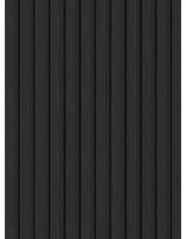 Mexen Lam-B lamele ścienne 275 x 30 cm, płyta HDF 4 mm, fornir techniczny, Heban Czarny - S100-275307-3015-023