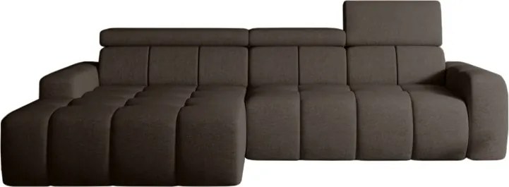 Narożnik ENZO S układ L z elektryczną regulacją siedziska z funkcją spania WERSAL