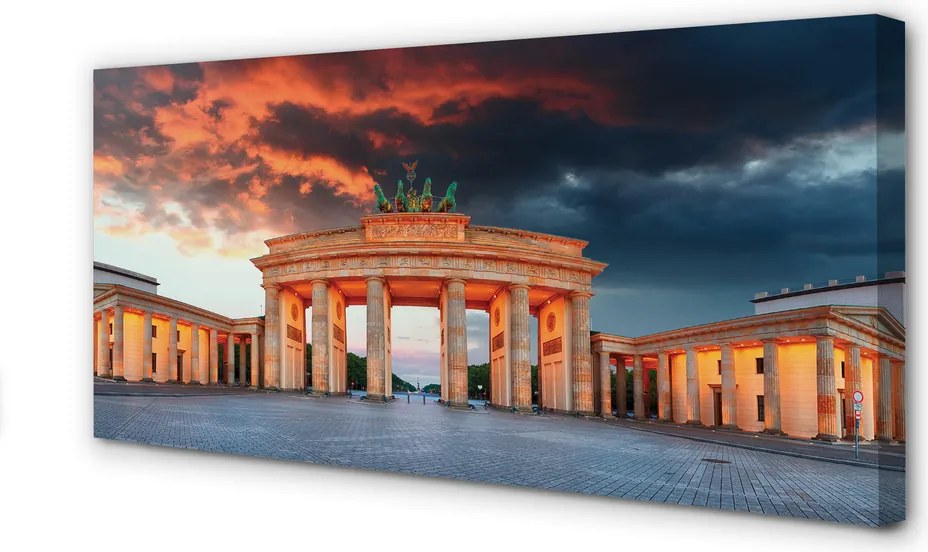 Obraz canvas na ścianę Symbol Berlina: Brama Brandenburska