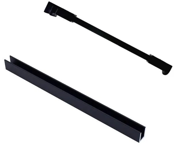 Ścianka prysznicowa Walki-in szkło satynowe matowe półokrągła 8mm MOLIS Satin Oval MASSI | Różne rozmiary : Kolor profili kabiny - złoty, Szerokość ścianki - 100 cm, Typ montażu - WALK in FIX (Do ściany)