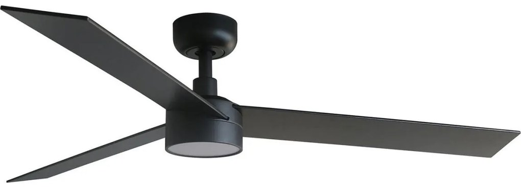 FARO 34298WT-1TW - LED Ściemnialny wentylator RUDDER L LED/18W/230V czarny śr. 132 cm WT + pilot