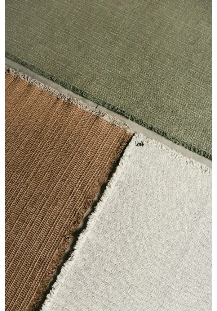 Kremowy bawełniany dywan tkany ręcznie 170x240 cm Handloom – Lorena Canals