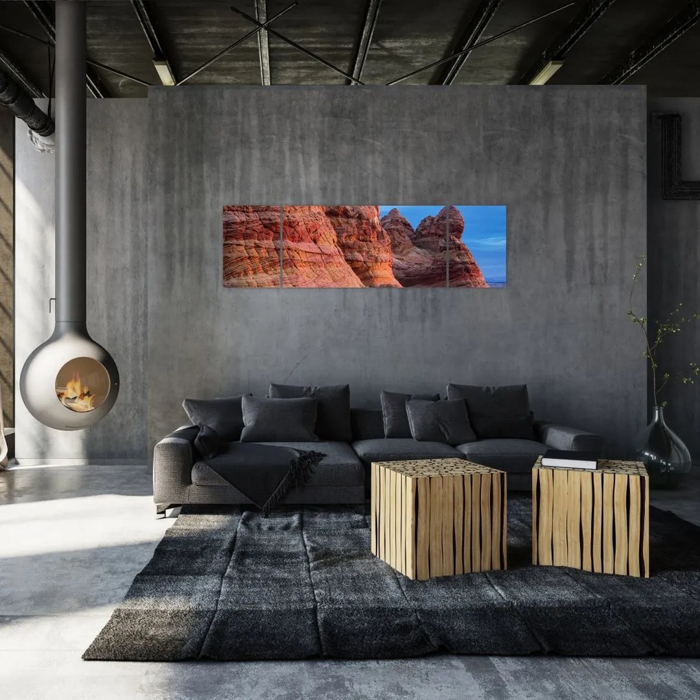 Obraz - Fale klifowe (170x50 cm)