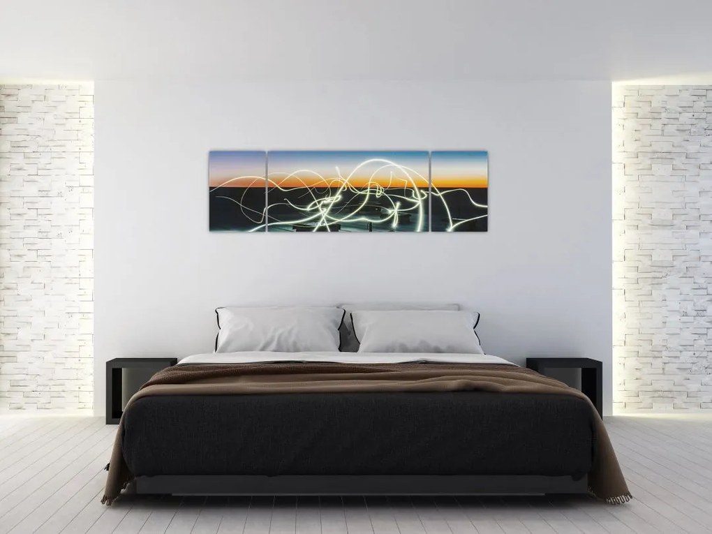 Obraz - widok nieba z dachu (170x50 cm)