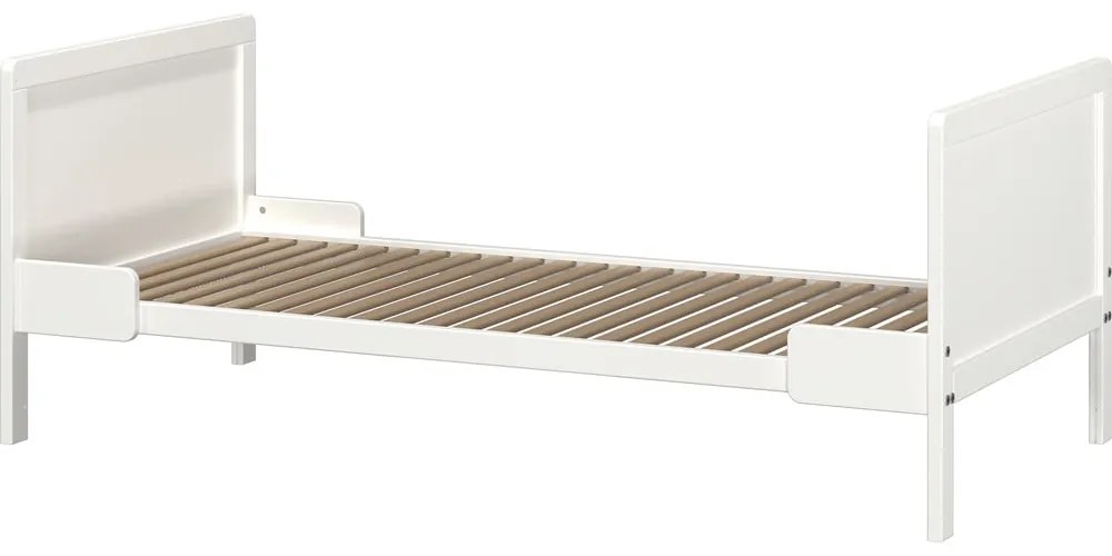 Białe łóżeczko z litego drewna 70x140 cm Alkmaar – Germania