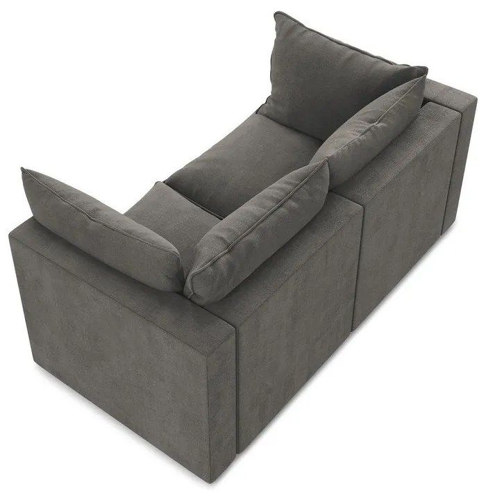 Ciemnoszara sofa 180 cm Manao – Makamii