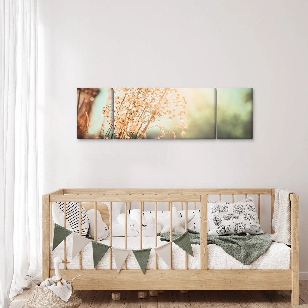 Obraz - Rośliny łąkowe (170x50 cm)