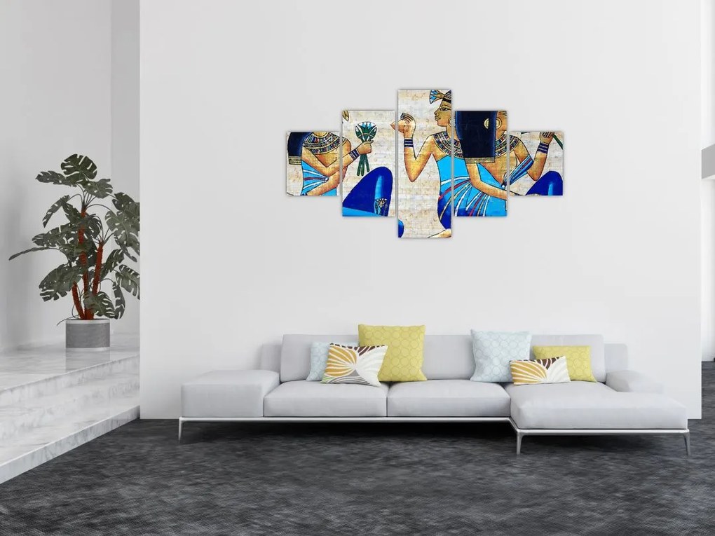 Obraz - Malarstwo egipskie (125x70 cm)