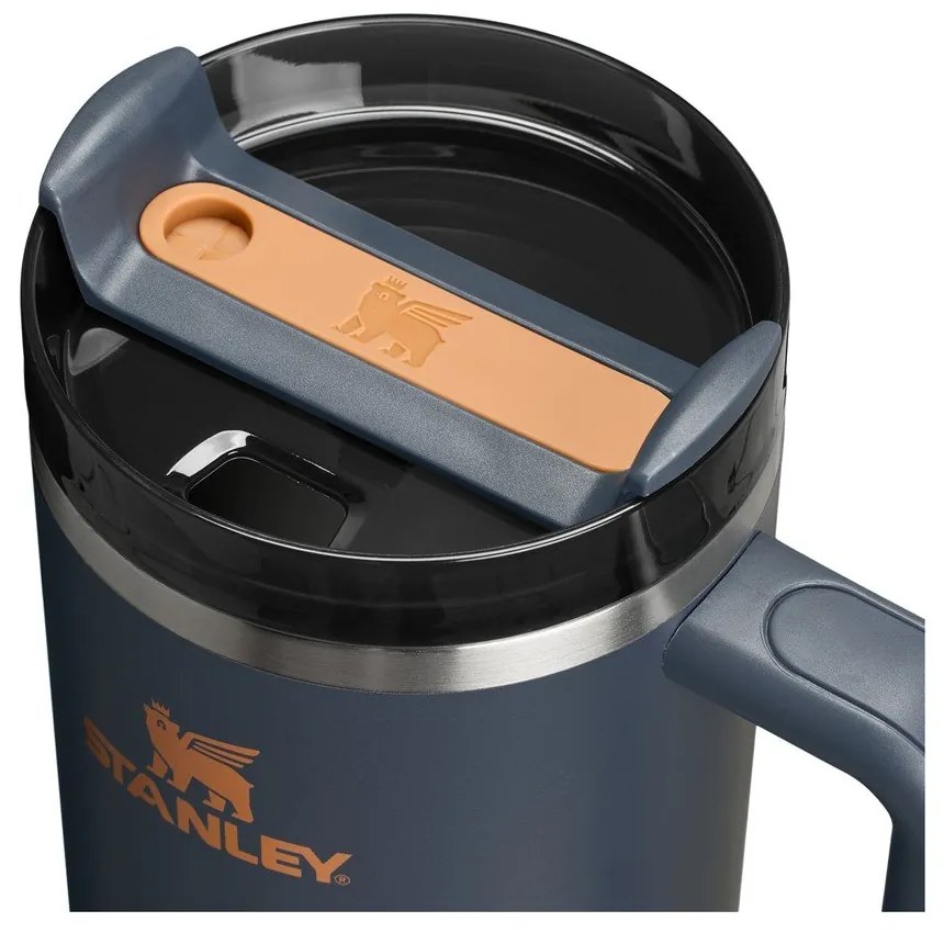 Ciemnoniebieski termos ze słomką 1,18 l Quencher H2.O FlowState – Stanley