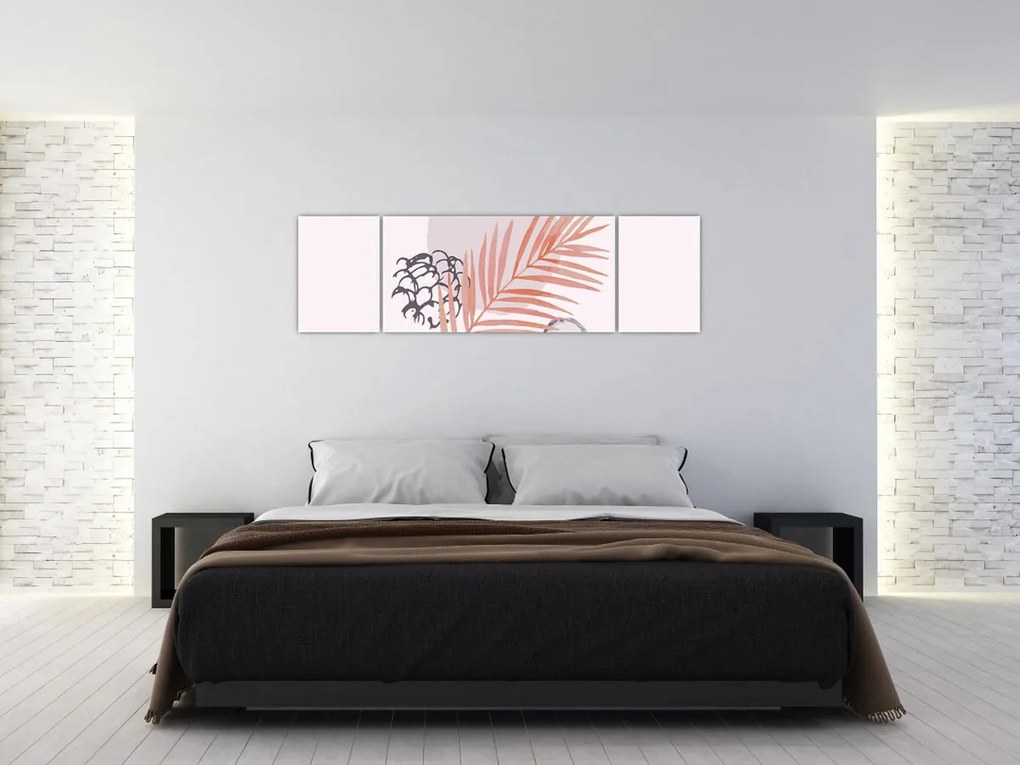 Obraz - Fioletowy minimalizm N⁰3 (170x50 cm)