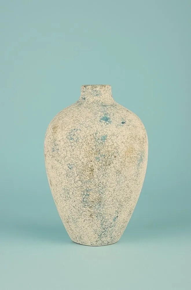 Wazon ceramiczny YL743 Ferrara patyna, beżowy
