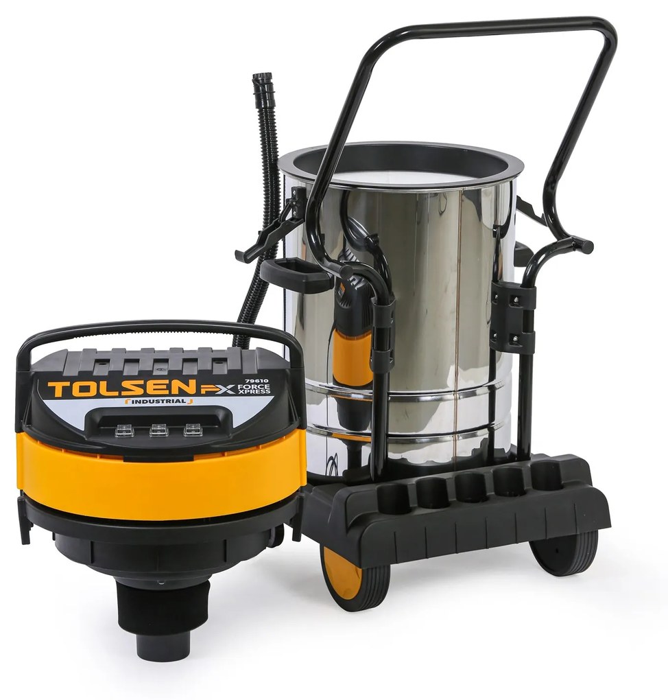 Tolsen Odkurzacz przemysłowy, ssanie na sucho/mokro, 3000 W, 80 l