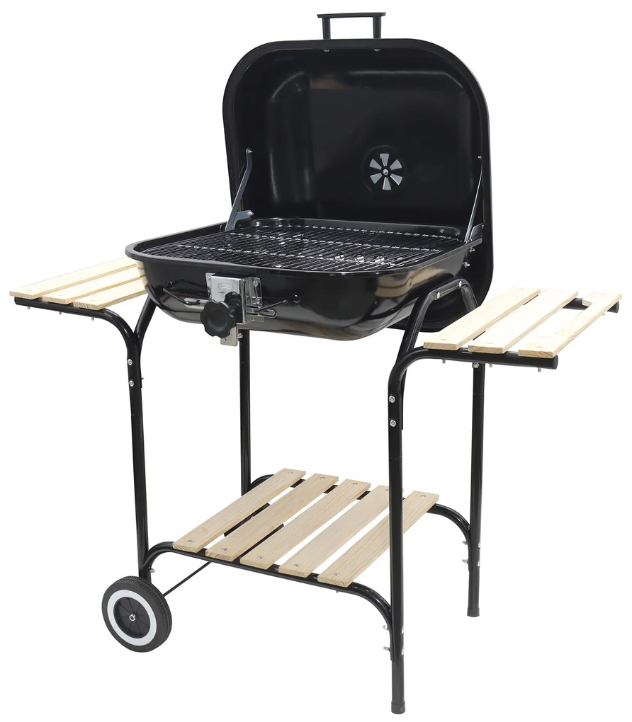 Grill węglowy wózek z pokrywą PATIO