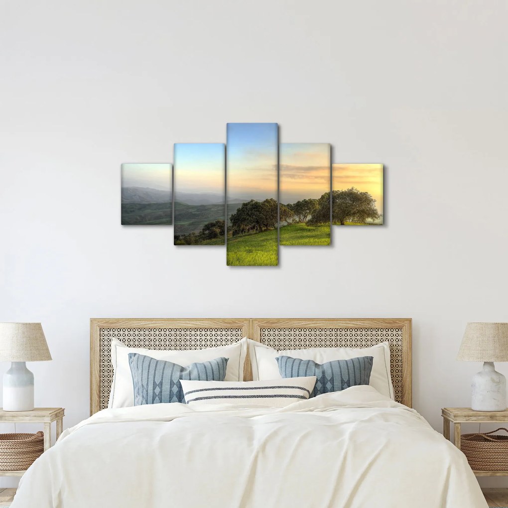 Obraz - Widok ze wzgórza (125x70 cm)
