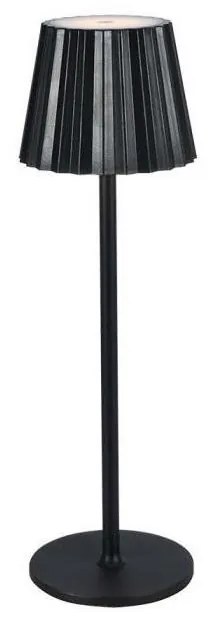 LED ładowalna lampa stołowa 4W 5V 3000-6000K 1800 mAh czarna, ściemnialna