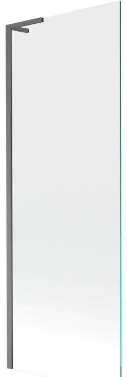 Mexen Next L parawan nawannowy 1-skrzydłowy 70 x 150 cm, transparent, gun gray szczotkowany - 895-070-000-03-00-66