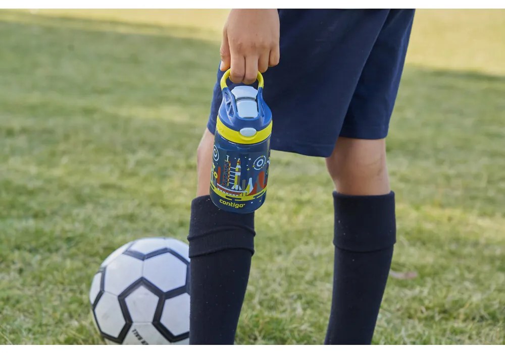 Contigo Butelka dla dzieci Gizmo Flip 420 ml Blue Nautical Space