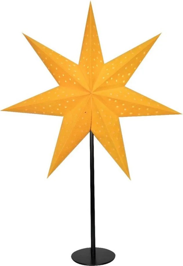 Czarno-pomarańczowa świąteczna dekoracja świetlna Clara – Markslöjd