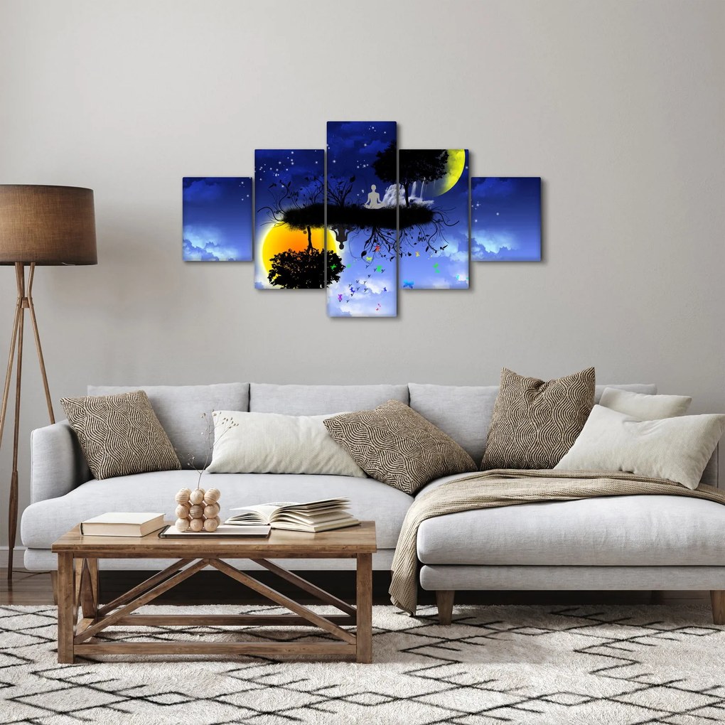 Obraz - Odbicie równowagi (125x70 cm)