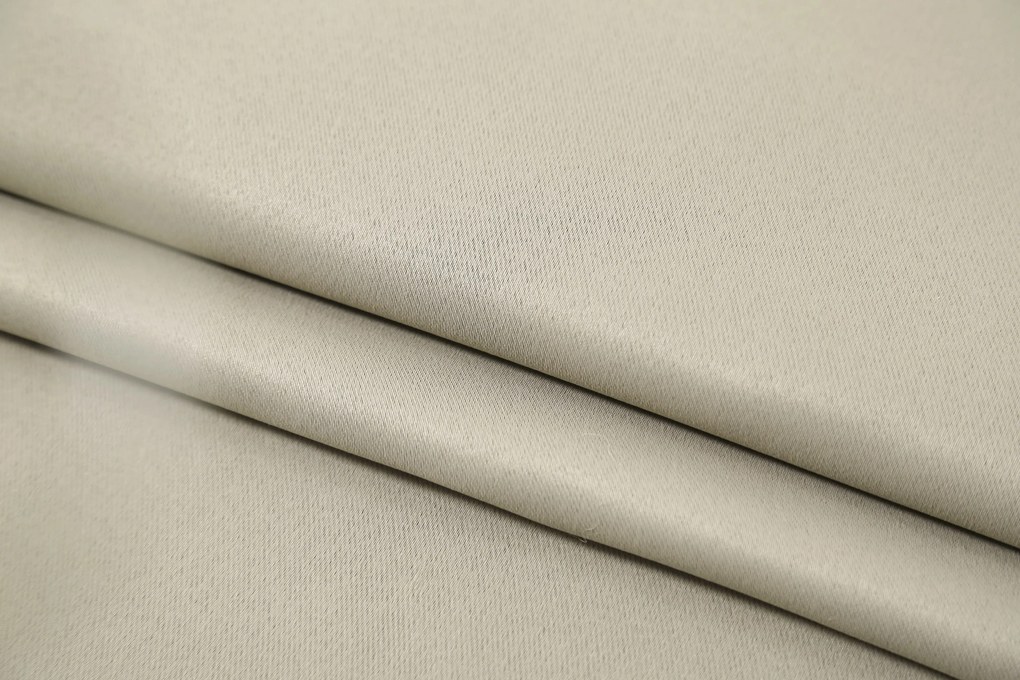 Zasłona OXFORD 140x270 cm, beżowa Zawieszanie: Taśma z wiązaniami