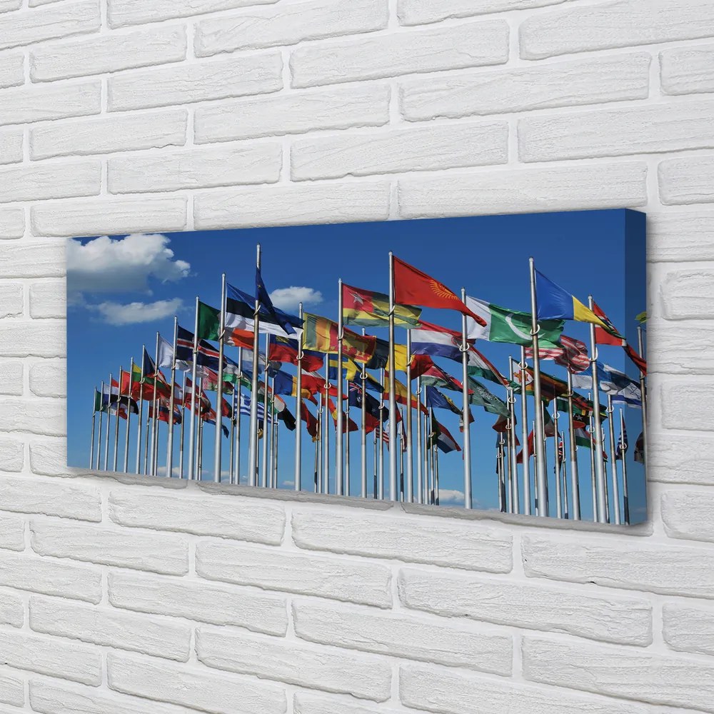Zdjęcie na płótnie Różne Flagi Narodowe