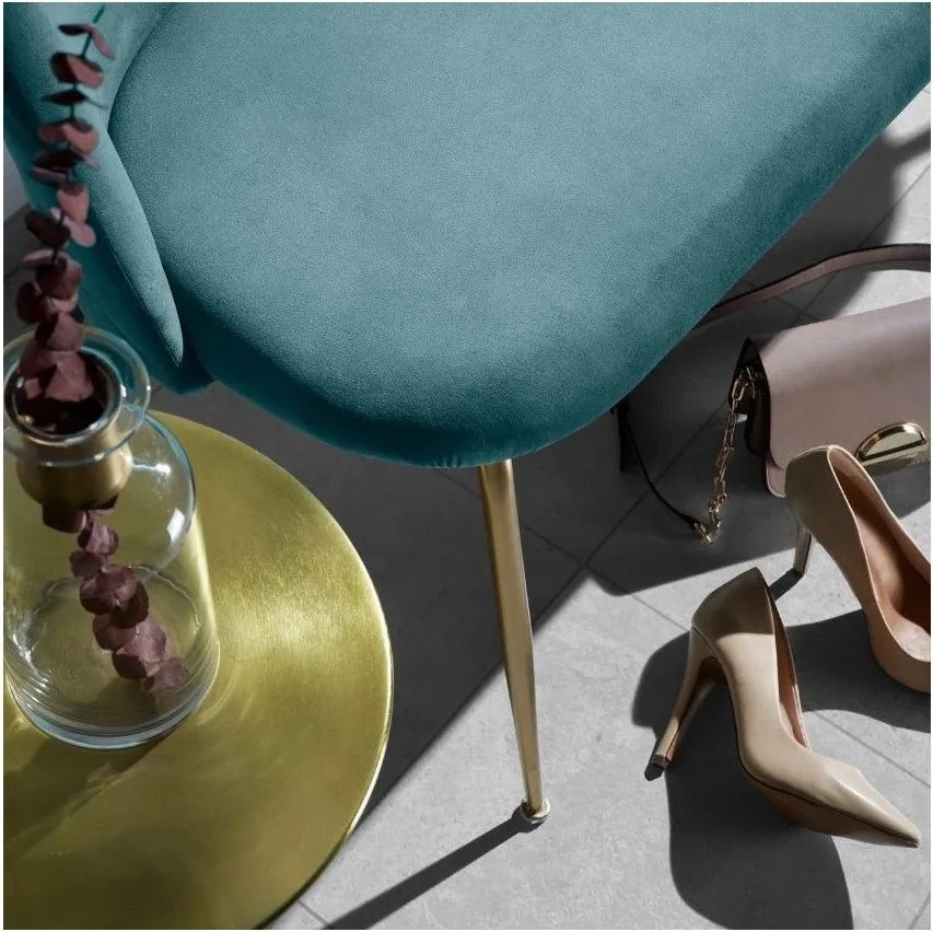 Aluminiowy okrągły stolik ø 39 cm Rhet – Kave Home