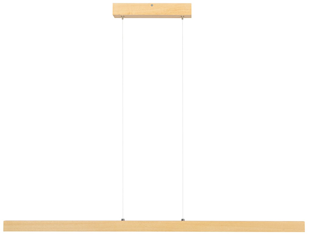 Lampa wisząca LED 115 cm z drewna jesionowego L115KB-4K-ESCHE wymienny