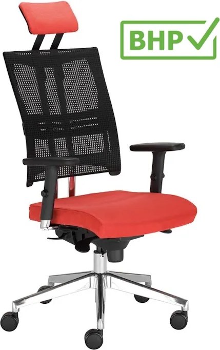 Krzesło biurowe @-Motion R15K HRU, zgodne z normą BHP