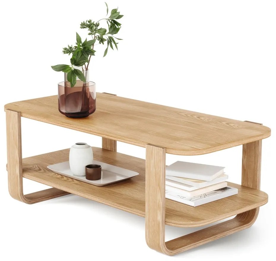 Stolik z drewna eukaliptusowego 55x109 cm Bellwood – Umbra