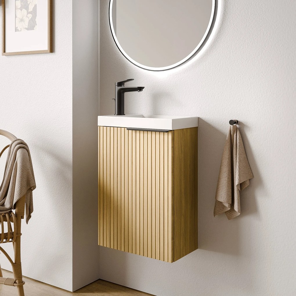 Zestaw mebli łazienkowych do WC dla gości TIM 40 cm