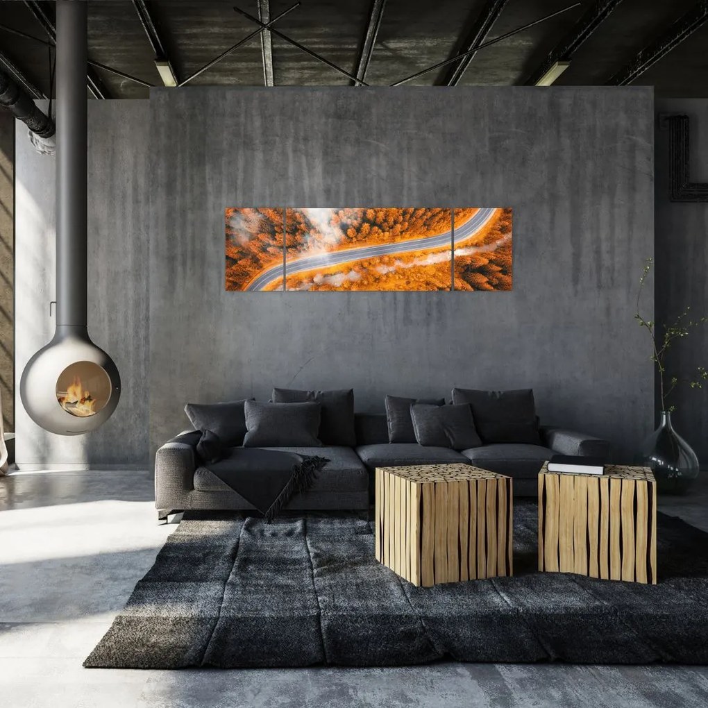 Obraz - Górska droga (170x50 cm)