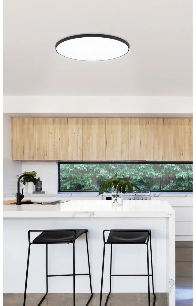 Czarna lampa sufitowa LED ZUBIETA-A – EGLO