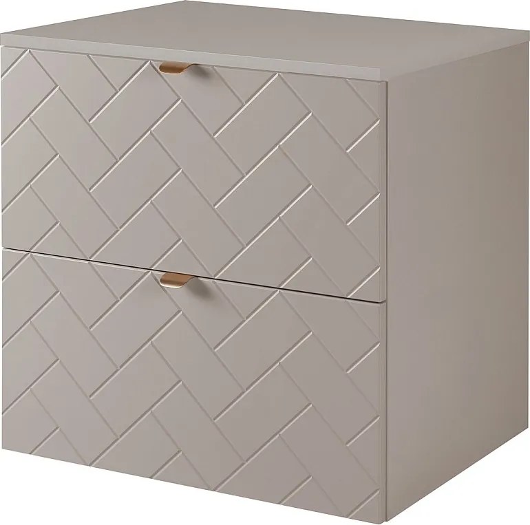 Meble łazienkowe, Kaszmir, 60 x 57 x 46 cm, złote uchwyty