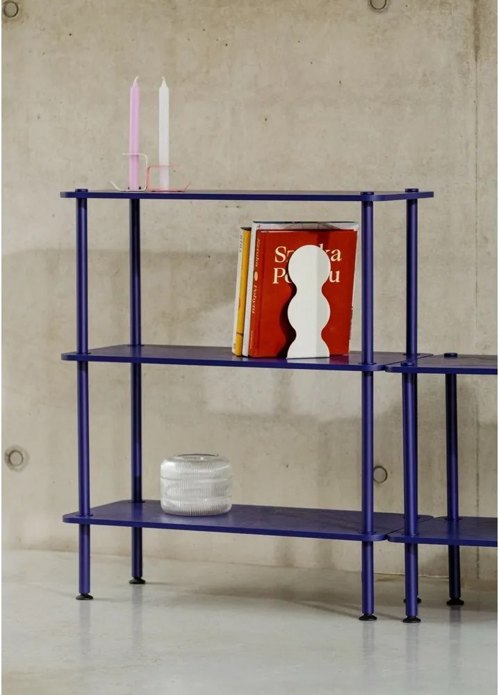 Regał w dekorze dębu w naturalnym kolorze 80x90,5x35 cm Teidi – noo.ma