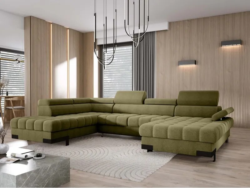 Narożnik SELVA XL Lewostronny z funkcją spania i pojemnikiem AUSTIN 12 WERSAL