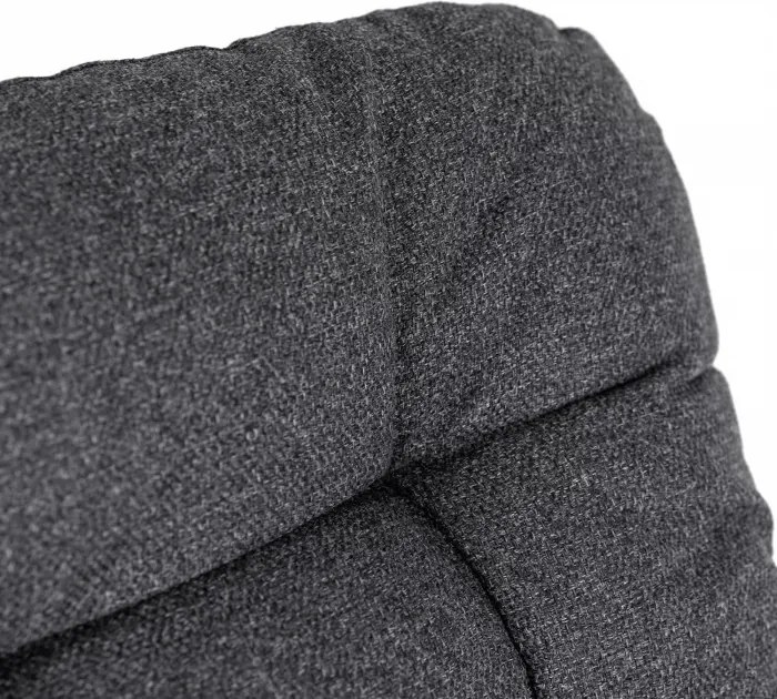 Fotel Bujany Ogrodowy AURORA na Płozach Szary Nowoczesny