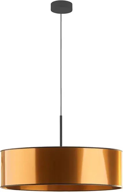 Miedziany okrągły żyrandol nad stół 60 cm - 4X EX874 W2-S54