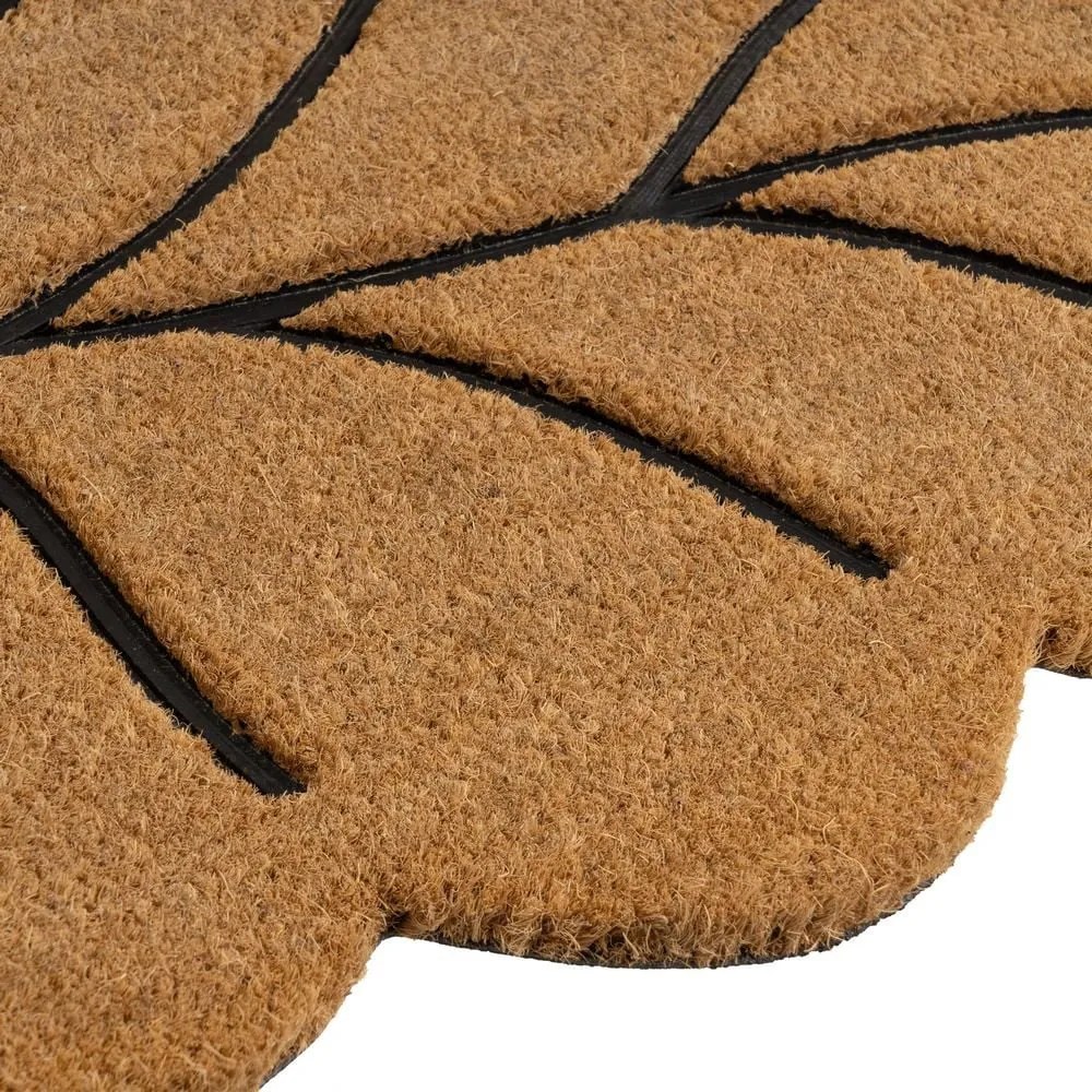 Wycieraczka z włókna kokosowego 45x75 cm Leaf – Casa Selección