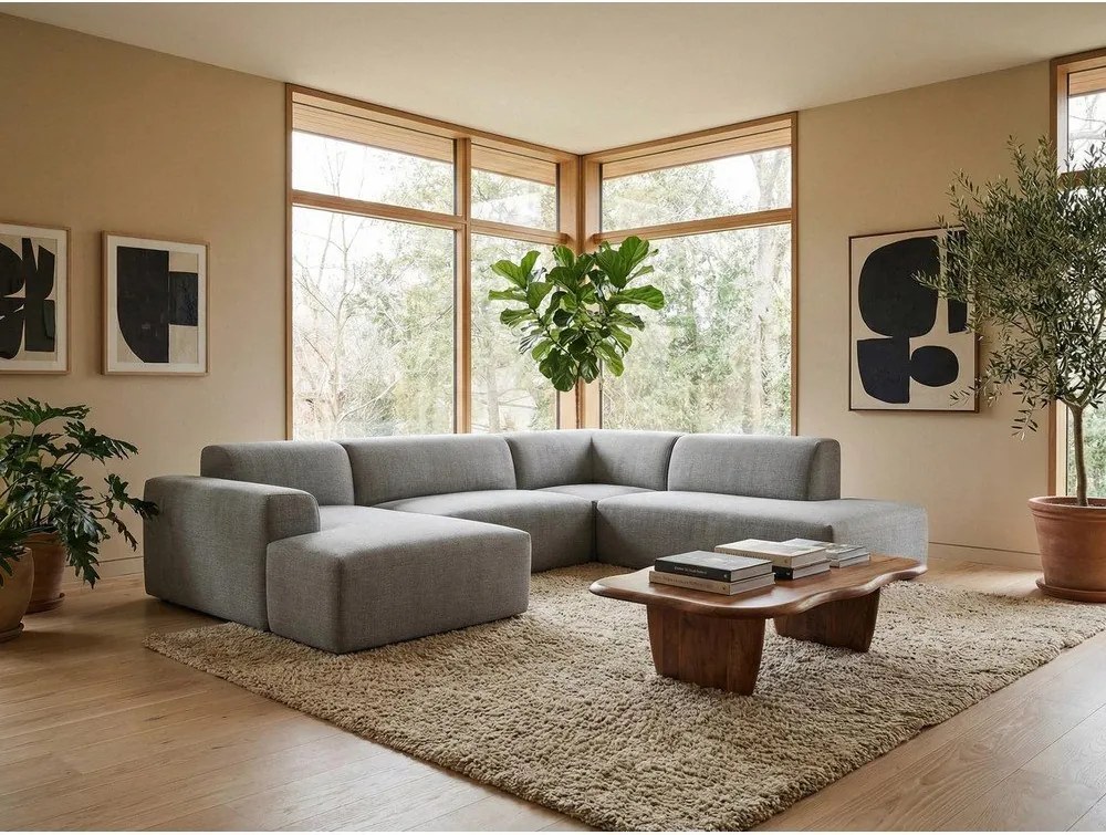 Podnóżek w kolorze terakoty Keli – Makamii