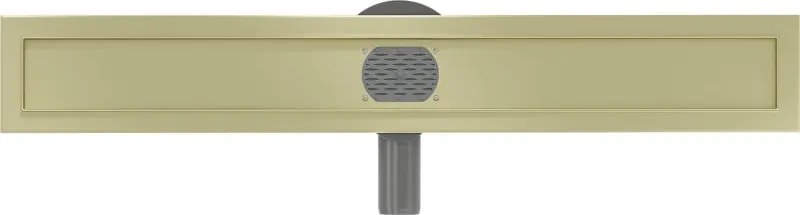 Mexen Flat 360° korpus do odpływu liniowego obrotowy 70 cm, złoty szczotkowany - 1A40070