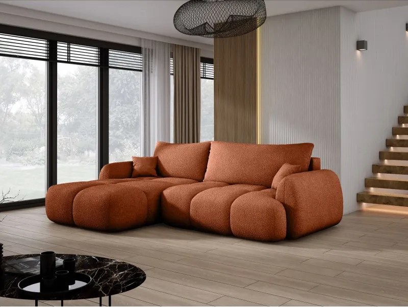 Narożnik COCO WIND z funkcją spania poduszkami i pojemnikiem NOW OR NEVER 56 WERSAL