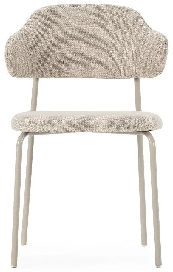 Kremowe krzesła zestaw 4 szt. Adriel – Marckeric