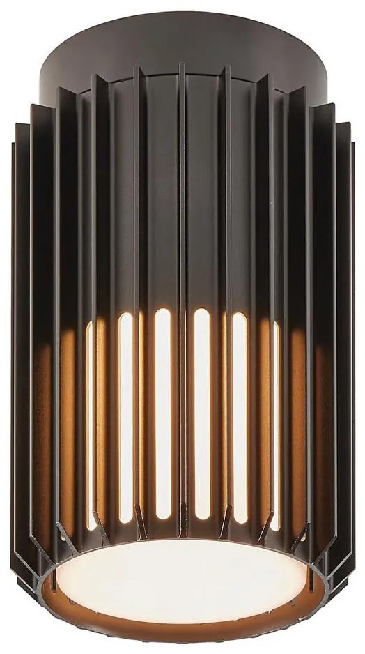 Nordlux - Plafon zewnętrzny ALUDRA 1xE27/15W/230V czarny