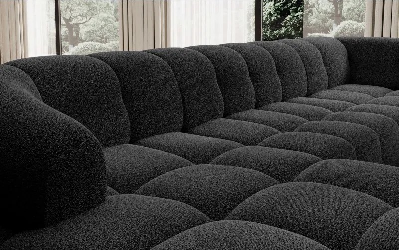 Narożnik VELPA XL Lewostronny z elektryczną regulacją siedziska w tkaninie LOOP 20 WERSAL