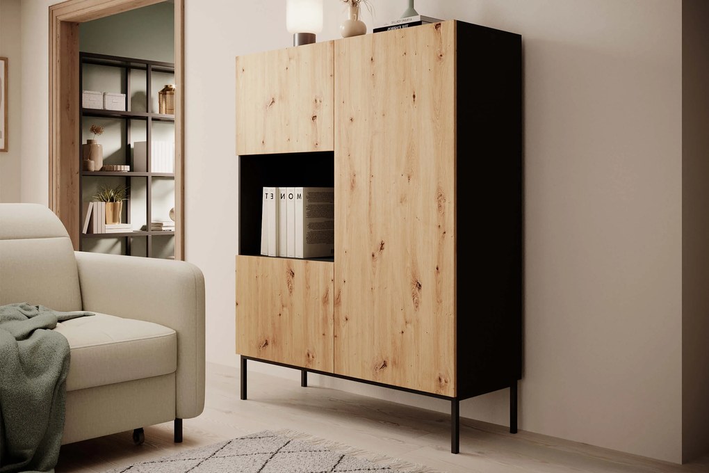 Beżowa narożna sofa GOMSI, rozkładana Wersja sofy: Prawy róg