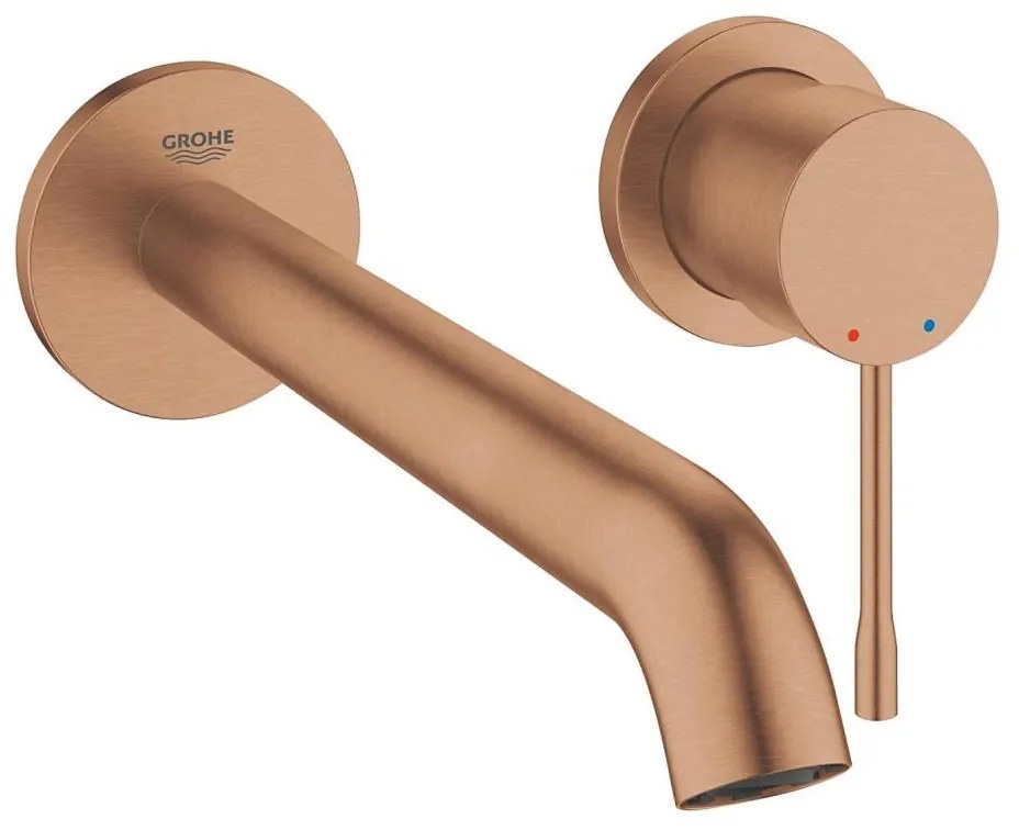 GROHE 19967DL1 - dwuotworowa bateria umywalkowa ESSENCE 230 mm, brązowa