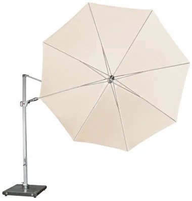 KNIRPS 340 cm - duży luksusowy parasol ogrodowy z drążkiem bocznym : Kolor parasola - Naturalny