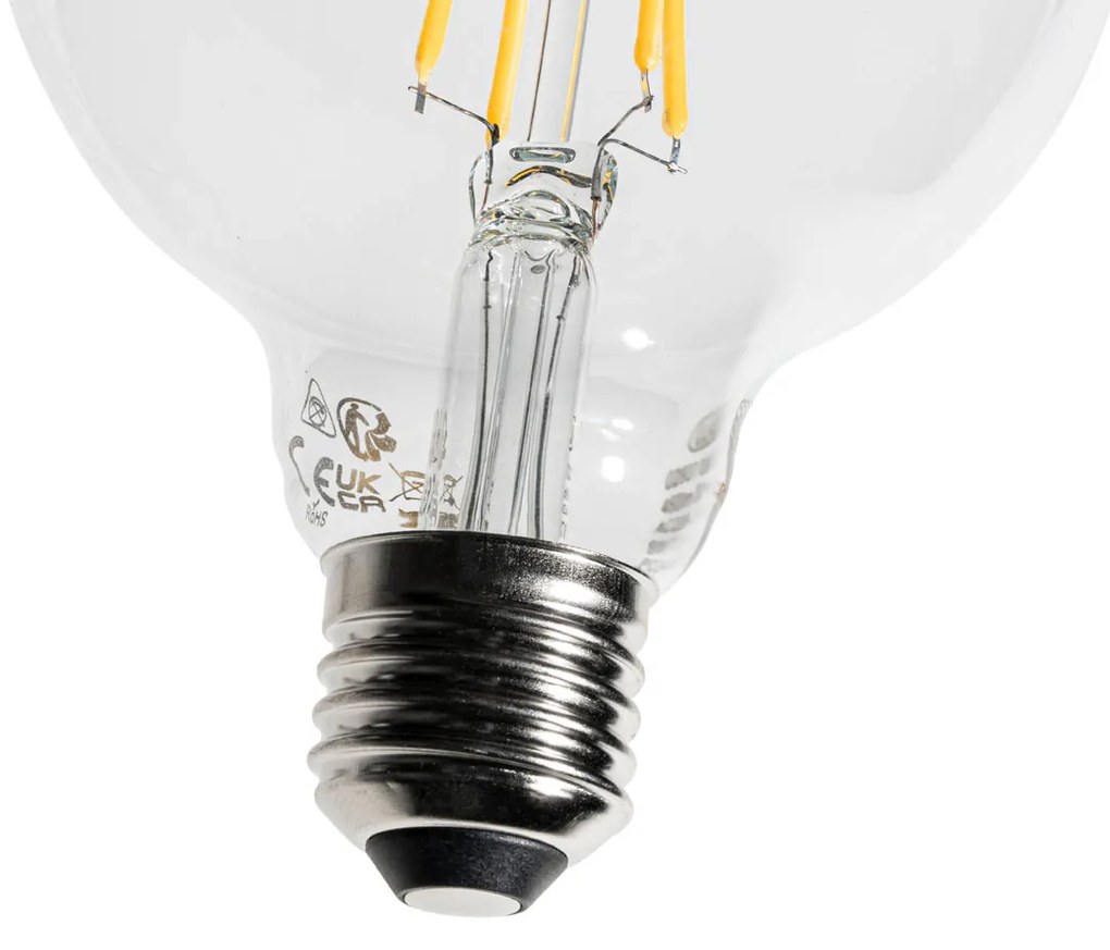 Zestaw 5 ściemnialnych żarówek LED E27 G95 5W 450 lm 3000K